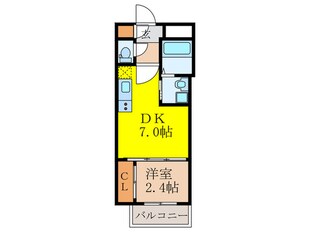 ｾﾚﾆﾃ西中島アリア弐番館の物件間取画像